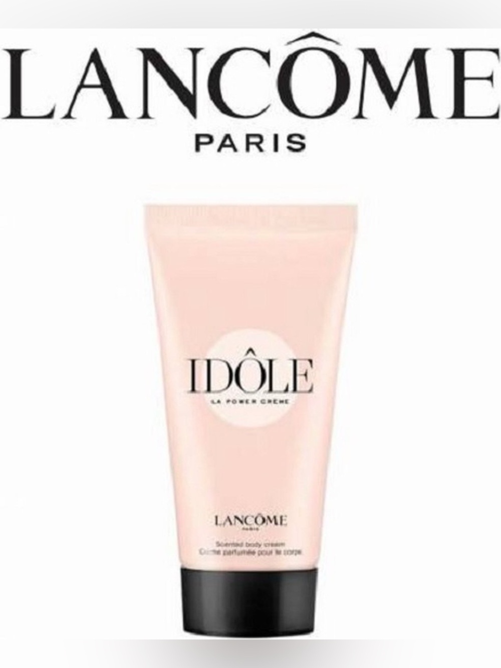 Lancôme Idôlê Scented Body Cream — Blush Pink Tube